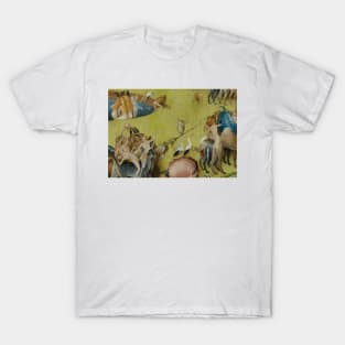 The Garden of Earthly Delights detail - Hieronymus Bosch T-Shirt